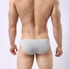 Slip sous-vêtements pour hommes coton Sexy avant slip convexe confortable respirant sac élastique hanche qualité hommes