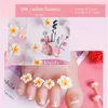 Nail Art Kits ELECOOL 8pcs Soft Silicone Toe Separator Foot Finger Divider Form Manicure Pedicure Care Flower Holder Accessory Tool