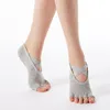 Women Socks 1 Pair Cotton Toe Five Finger Antiskid Low Cut Open Comfortable Yoga Dance Breathable Invisible