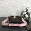 Kadın Çanta Omuz Çantası 2023 M44813 Louiseity Çoklu Pochette Çanta Moda Lüksler Tote Çanta Tasarımcı Erkek Debriyaj Çapraz Vücut Kayışı Hobo Zarf Sling Zincir Çantaları