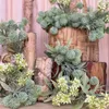 Decorative Flowers INS Plastic Dandelion Flower Ball Bouquet Fake Artificial Lotus Succulent Home Garden Wedding Decor DIY Craft Wreath