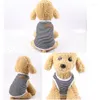 Собачья одежда полосатой жилетка для кошачья одежда для маленьких собак плюшевая мопская щетка для домашних животных/кошачья рубашка одежда футболка костюм xs s m l xl xxl