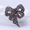 Brooches TULX Rhinestone Bow For Women Large Bowknot Party Office Brooch Pins Vintage Fashion Jewelry Winter Accessories