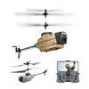 KY202 DRONE 4K Dual HD Camera Hinder Undvikande stridsläge Telefonkontroll Smart Gest Helicopter RC Drones Toys Boy Gifts