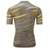 Racing Jackets Professional Outdoor Men's Cycling Jersey Ademend korte mouwen Fietskleding Shirt Mountain Bike Clothing