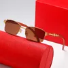 58% Sunglasses new leg women's simple half frame hot selling men's fashion wooden flat glassesKajia New