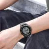 Wristwatches Men Digital Watch Sports 50m مقاوم للماء العد التنازلي ساعة الراغاة ساعة مزدوجة الساعات للذكور على مدار الساعة RELOOJ HOMBREWRISTWACTE