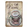Classic Coffee Metal Tin Signs Drink Tea Mocha Vintage Poster Wall Plate For Bar Home Kitchen Decor Wall Sticker 30X20cm W03