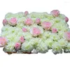 Fleurs décoratives 10 pcs/lot soie artificielle Rose murs mariage toile de fond décorations Table pièce maîtresse marché TONGFENG