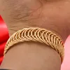 Bangle 1st/Lot Bangles Gold Color BangleBraracelet Dubai For Women Africa Jewelry Etiopian Wedding Bride Gift