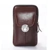 Waist Bags Cow Leather Phone Coin Men Bag Wear-resistant Multi-function Heuptas Heren Porta Tarjetas Outdoor Small Purse