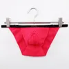 Underbyxor sexiga stickbyxor band andningsbara mäns underkläder Culotte Homme Lenceria Masculina Sports Briefs med rörligt spänne