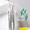 100pcs Banyo Tutucu Diş Fırçası Tutucu Duvar Montajı Losyon Yüz Temizleyici Raf Banyo Depolama Hangle Araçları Whoelale