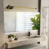Vägglampa modern spegel strålkastare badrum skåp special toalettbord makeup fyller ljus gratis stans strip målning