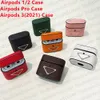 Fall för AirPods Case Headset Accessories AirPods Pro 3rd 2nd Air Pod Pros Case Luxury Invertered Triangle P Wireless Bluetooth Earphone Protector Charge Box