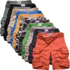 Herenshorts Militaire vrachtbroek Men Men Summer Multi-pockets Mens Shorts Shorts Casual Camouflage Korte broek Men Bermuda Masculina met vrije riem G230316