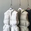 Damesvesten Winterkap Vest Lagen Vrouwen Warm Slim Cotton Gededed Jacket Koreaanse mode ritsvrouw Vrouw WAARTCOAT MET BAND