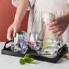 Wine Glasses Creative Glass Pitcher Cold Water Kettle Teapot Jug Bottle Juice Tea Carafe Milk Decanter Kitchen Accessories Tools