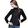 Men's Down 2023 Designer Padded Jacket Light And Thin Women Short Style Korean Women's White Duck