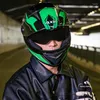 Hełmy motocyklowe mężczyźni kobiety anty-fog Flip Up Helmet HD Podwójny obiektyw zima ciepła krem ​​przeciwsłoneczny pełna twarz jazda na Bezpieczeństwo Motocross