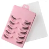 False Eyelashes Eye Makeup Tools Handmade Eyelash Extension Thickness Fluffy Half Lashes Crisscross Natural Long 3D Faux Mink Hair