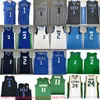 NCAA Basketball 2 KyrieIrving Jersey Cousu Avec 6 Patch Blanc Bleu Vert Noir Maillots Shorts