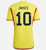 24 25 Colombie JAMES Soccer Jerseys Kids Kit 2025 Colombie National Team Football Shirt Home Away Set Camisetas 2024 Copa America D.VALOYES ARANGO C. CHUCHO CUADRADO