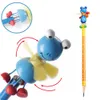 Pencils 24Pcs Windmill Animal Doll designs Non-toxic lead free wooden pencils for school students writing prize/HB/ drawing 230317