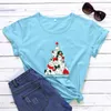 Women's T Shirts MERRY WOOFMAS T-Shirt Christmas Shirt Cute Dog Tree Tee Mom Gift Women Trendy Casual Vintage Top