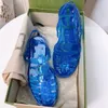 2023 Designer Damsandaler Jelly Sandal Tofflor Sandaler Gummiskor Flip Flops godis Genomskinlig klar Dam Double G Flat Buckle Beach lyxiga romerska skor