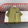 Herren-T-Shirt Looe-T-Shirt für den Sommer und Damen-Caual thirt23SS Baic Style Around Neck Rhude T-Shirt Damen ue Größe 100 % Baumwolle Main Street Summer in Too Large