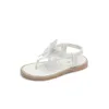 Sandaler fjärilskor för barn flickor flip flops gelé sandaler skor barn glid på platta sandaler lilla flicka skor f04221 230316