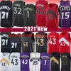 Vince Carter Pascal Siakam Jersey de baloncesto Anthony Edwards Karl-Anthony Towns Hombres Kevin Garnett Tracy McGrady Jerseys 15 43 1 32 21 1