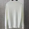 Pullover Knitwear Winter Mężczyzn Wool Sweters Designer Sweter Bv 3D Motyl Haft Haft okrąg