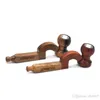 Smoking Pipes Pipe en bois faite à la main, pipe courbée, bruyère et pipe en bois.