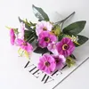 Decorative Flowers Family Artificial Small Autumn Cherry Blossoms Wedding Bunches