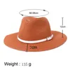 Chapeaux à large bord Violet Panama Chapeau Paille Hommes Femmes Casquette d'été Ceinture Décorer Sunhat Chapeau Soleil Protéger Sombrero