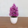 Fleurs décoratives Plantes Artificielles Pin Bonsaï Petit Arbre De Simulation Plante En Pot Fausse Fleur En Pot Ornements Pour La Décoration De La Maison Jardin