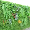 Decorative Flowers Large Hanging Artificial Plants Greenery Fern Grass Green Wall Decor Fake Flower DIY Wedding Party Home Garden Decoration