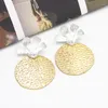 Dangle Earrings European And American Domestic Brands Alloy Strawberry Shape Texture Personalized Hip Hop