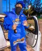 Trapstar Blouson Shoters Chenille Tracksuit London Ricamata Chenille Tracksuit heren tracksuits Trendy en modieus sportpak