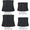 Women's Shapers Short Rubber Waist Shaper Cincher 25 Bones Body Women Gorset Beige Hollow Out Plus Size Latex Trainer Corset 3XL