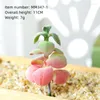 Fleurs décoratives rose plastique simulé flocage plante succulente Arrangement de fleurs en pot paysage artificiel bonsaï accessoires bricolage