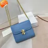 Luxury Brand Designer Change Purse Card Pack Handbag Sailin New Women Leather Purses Chain Multi-Function Cow Three-Fold Wallet Butterfly Buckle Factory Direct Sale