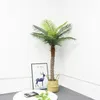 Fleurs décoratives 250CM palmier artificiel petite plante de simulation de noix de coco bonsaï intérieur sol vert tropical vase en pot décoration de la maison