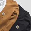 Sixv 2023 Erkek ve Kadın Moda T-Shirt Br Carhartmen's S Kahart Çocuk Giyim Amerikan Klasik Altına Hazine