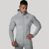 Hommes Hoodies Hommes Gymnases Zipper Fitness Bodybuilding Running Sweatshir Sportswear Workout Coton À Capuche Veste Casual Vêtements Homme