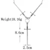 Подвесные ожерелья Goth Меч ожерелье Священная готическая ведьма панк -ювелирная вечеринка рок гранж цепь моды Женские подарок