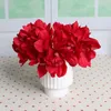 Decorative Flowers Artificial Orchid Bouquet Short Branch Real Feel DIY Wedding Bride Hand Flower Home Table Decoration Party Holiday Gift