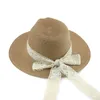 Beach Hat Straw Hat Bucket Hats for Women Summer Sun Hats Bowknot Luxury Elegant Formal Wedding Decorate